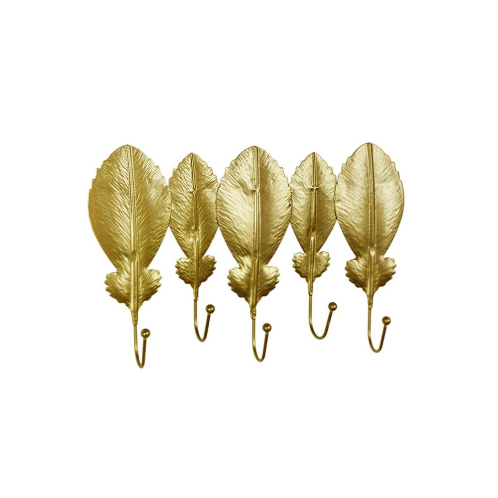 Golden Leaf Hooks Perforated Coat Hooks(Type A)