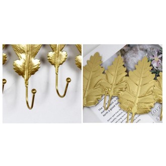 Golden Leaf Hooks Perforated Coat Hooks(Type A)