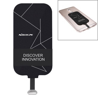 NILLKIN Magic Tag QI Standard Wireless Charging Receiver with USB-C / Type-C Port(Black)