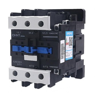 CHNT CJX2-9511 95A 220V Silver Alloy Contacts Multi-Purpose Single-Phase AC Contactor