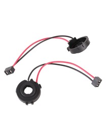 1 Pair TK-114B Car H7 Lamp Holder Socket with Cable