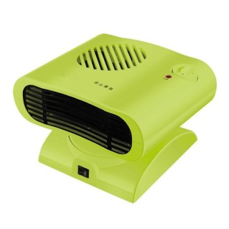 Mini Shaking Head Radiator Warmer Electric Heater Warm Air Blower (Green)