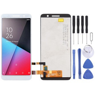 OEM LCD Screen for Vodafone Smart E9 Lite with Digitizer Full Assembly (White)