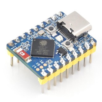 Waveshare ESP32-S3 Mini Development Board, Based On ESP32-S3FH4R2 Dual-Core Processor with Header