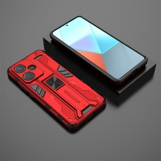 For Redmi Note 13 Pro Supersonic Armor PC Hybrid TPU Phone Case(Red)