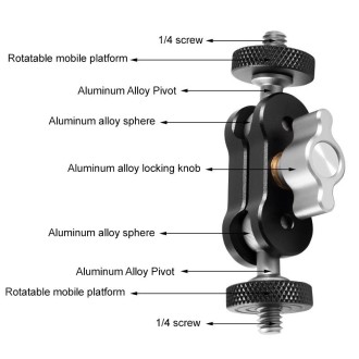 BEXIN TM-2 Multi-function Magic Arm Ball Mount Clamp Clip