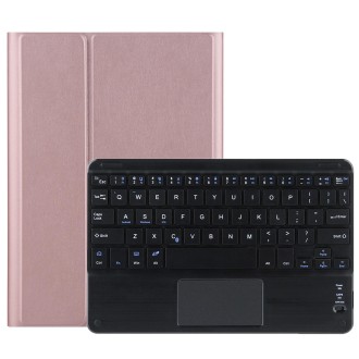 DY-P10-C 2 in 1 Removable Bluetooth Keyboard + Protective Leather Tablet Case with Touchpad & Holder for Lenovo Tab P10 10.1 inc