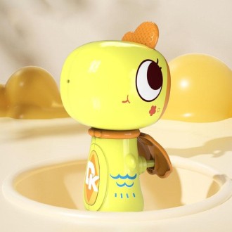 3pcs Children Sprayer Toy Cartoon Dinosaur Outdoor Beach Swimming Pool Playing Toys(Yellow Duck)