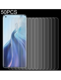 50 PCS 0.26mm 9H 2.5D Tempered Glass Film For Xiaomi 12 / 12S