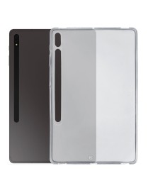 For Samsung Galaxy Tab S8 Plus / S7+ / S7 FE TPU Tablet Case (Frosted Clear)