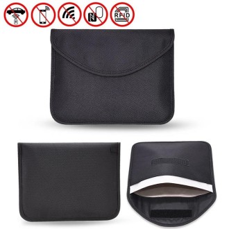 Cell Phone Tablet Signal Shielding Bag RFID Anti-Radiation Case 23.5 x 18cm