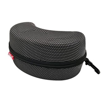 KUFUN Ski Goggles Glasses Case Thickening Large Waterproof Pressure Glasses Case(Black)