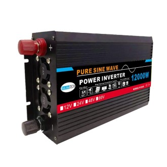 12000W (Actual 2000W) 24V to 220V High Power Car Sine Wave Inverter Power Converter