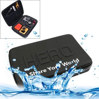 Shockproof Waterproof Portable Travel Case for GoPro Hero11 Black / HERO10 Black / HERO9 Black / HERO8 Black / HERO7 /6 /5 /5 Se