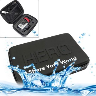 Shockproof Waterproof Portable Travel Case for GoPro Hero11 Black / HERO10 Black / HERO9 Black / HERO8 Black / HERO7 /6 /5 /5 Se