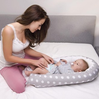 80*50cm Baby Bed Newborn Nursing Bionic Bed Crib Cot Baby Sleeping Artifact Bed Travel Bed Bumper(BY-2055)