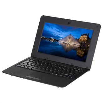 10.1 inch Notebook PC, 1GB+8GB, Android 6.0 A33 Dual-Core ARM Cortex-A9 up to 1.5GHz, WiFi, SD Card, U Disk(Black)