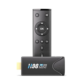 H98 Mini 4K Dongle Smart TV BOX Android 10 Media Player with Remote Control, Allwinner H313 Quad-core ARM Cortex-A53, RAM: 2GB, 