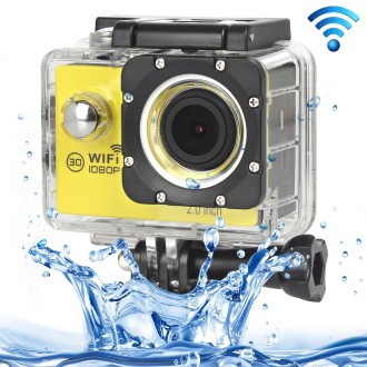 H16 1080P Portable WiFi Waterproof Sport Camera, 2.0 inch Screen,  Generalplus 4248, 170 A+ Degrees Wide Angle Lens, Support TF 