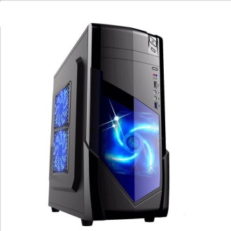 1728 USB 3.0 Main Chassis 440x180x480mm Micro-ATX / ATX PC PC Desktop Game Computer Case(Black)