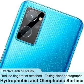 For OPPO Realme 9i Global imak Integrated Rear Camera Lens Tempered Glass Film with Lens Cap Black Version