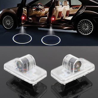 2 PCS DC12V 2W Car Door Logo Light Brand Shadow Lights Courtesy Lamp for Nissan Murano 2011-2013