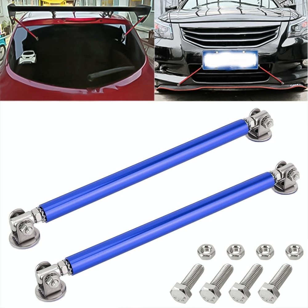 2 PCS Car Modification Adhesive Surrounded Rod Lever Front and Rear Bars Fixed Front Lip Back Shovel, Length: 15cm(Blue)