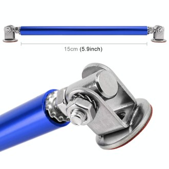 2 PCS Car Modification Adhesive Surrounded Rod Lever Front and Rear Bars Fixed Front Lip Back Shovel, Length: 15cm(Blue)