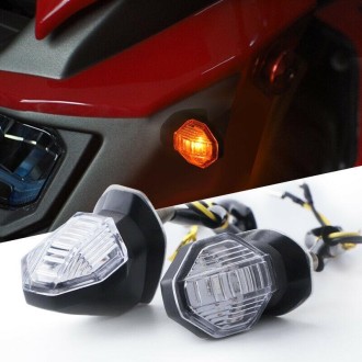 2pcs Motorcycle Steering Lamp Small Shark LED Highlight(MK-100)