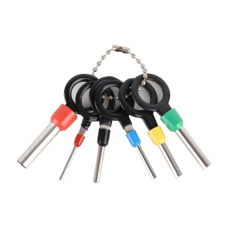 6 in 1 Car Plug Circuit Board Wire Harness Terminal Extraction Pick Connector Crimp Pin Back Needle Remove Tool