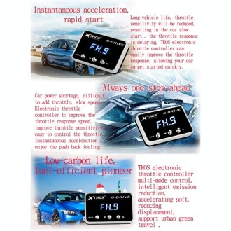 For Peugeot Boxer 2011+ TROS TS-6Drive Potent Booster Electronic Throttle Controller