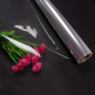 4.7 Silk 70cmx50m Bouquet Wrapping Paper Waterproof Material Transparent Flower Gift Wrapping Paper