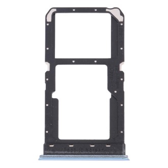 For OPPO K7X / Realme V5 / Realme Q2 PERM00 SIM Card Tray + SIM Card Tray / Micro SD Card Tray (Blue)