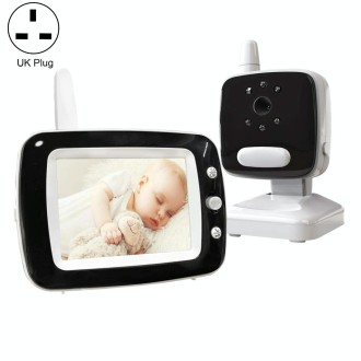 BM35Q 3.5 Inch Wireless Baby Monitor Camera Temperature Monitor 2 Way Audio Night Vision UK Plug