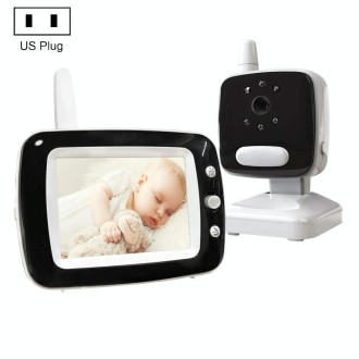 BM35Q 3.5 Inch Wireless Baby Monitor Camera Temperature Monitor 2 Way Audio Night Vision US Plug