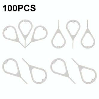 100 PCS Universal Thickened and Hardened Steel Phone Card Removal Pin(Style 4)