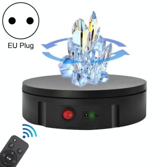 22cm Charging Rotating Display Stand Video Shooting Turntable, Load: 50kg, Power Plug:EU Plug(Black)