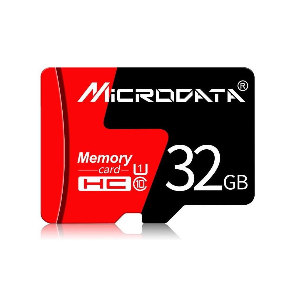 MICRODATA 32GB U1 Red and Black TF(Micro SD) Memory Card