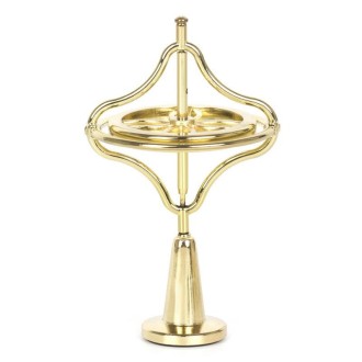 Fingertips Zinc Alloy Decompression Toy Metal Gyroscope, Color: Gold