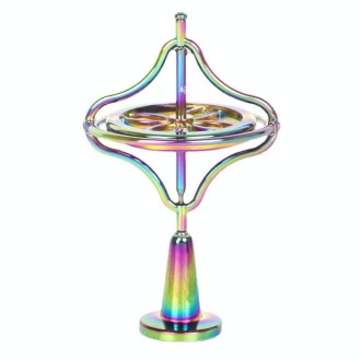 Fingertips Zinc Alloy Decompression Toy Metal Gyroscope, Color: Colorful