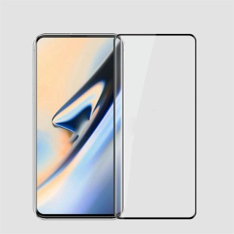 MOFI 9H 3D Curved Heat Bending Full Screen Tempered Glass Film for OnePlus 7 Pro (Black)