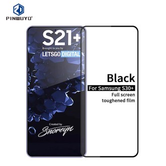 For Samsung Galaxy S21+ 5G PINWUYO 9H 2.5D Full Screen Tempered Glass Film(Black)