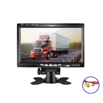 YB-700A 7 Inch Car Display Truck Car Reversing Image HD Monitoring Bus Reversing Display, Specification: AV Interface(1024 x 600