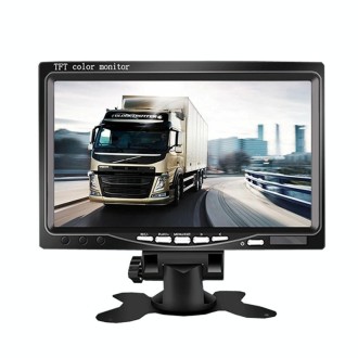 YB-700A-1 7 Inch 12/24V HD Car Monitor Display HDMI VGA AV Interface Home Computer Video Player Resolution: 1024 x 600