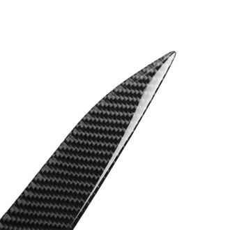 Carbon Fiber Car Lamp Eyebrow Decorative Sticker for BMW 5 Series F10 2010-2013