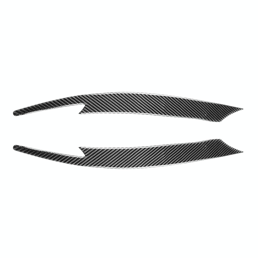 2 PCS / Set Carbon Fiber Car Lamp Eyebrow Decorative Sticker for Subaru Impreza/WRX 10th Generation 2008-2011, Drop Glue Version