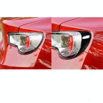 Pair Car Rear Lamp Eyebrow Soft Decorative Sticker for Toyota GT86 2013-2020