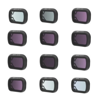 For DJI Mini 4 Pro JSR KB Series Drone Camera Lens Filter, Filter:12 in 1 UV CPL ND NDPL STAR