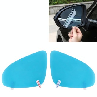 For Ford Focus 2008-2011 Car Round PET Rearview Mirror Protective Window Clear Anti-fog Waterproof Rain Shield Film