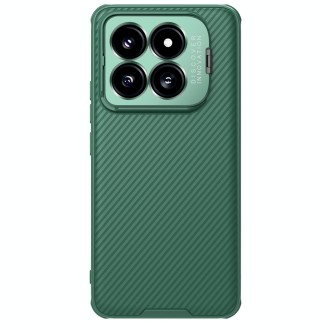 For Xiaomi 14 Pro NILLKIN Black Mirror Prop CD Texture Mirror Precise Hole Phone Case(Green)